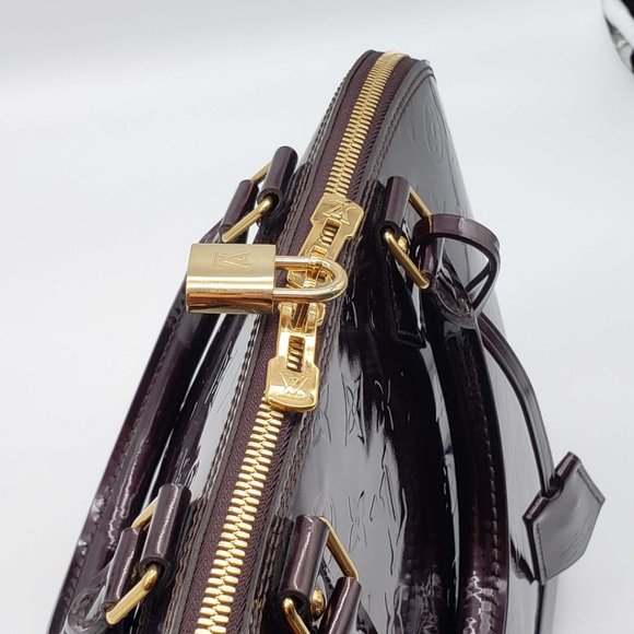 Louis Vuitton Alma GM Vernis Monogram Hand Bag - Picture 7 of 14